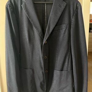 Cruciani Black Sport Coat Elegant Professional Style